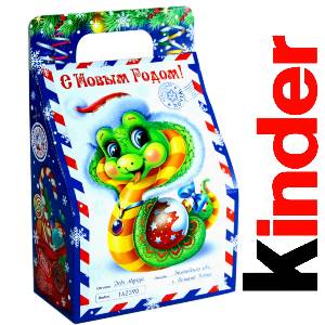 Детский подарок на Новый Год в жестяной упаковке весом 335 грамм по цене 1312 руб в Заволжье